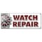 Signmission WATCH REPAIR BANNER SIGN batteries batterys jewelry gems bands appraisals sales B-Watch Repair - alternate 1